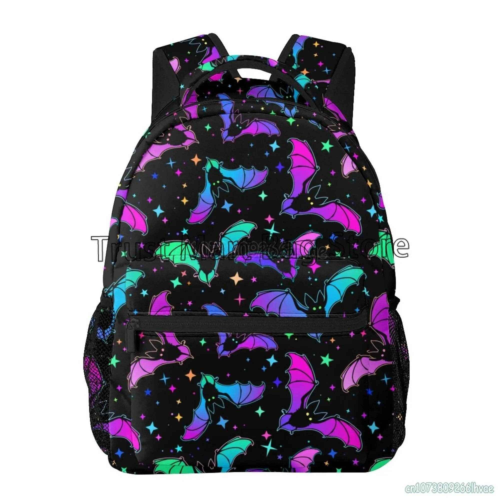 🎃 Spooky-Cute Halloween Bat Backpack – Perfect for School, Travel & Adventure! - ThiGui