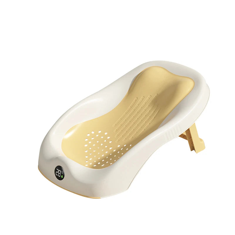 🛁💡Smart Folding Baby Bath – Comfy, Safe & Temperature Aware! 🍼🌡️ - ThiGui