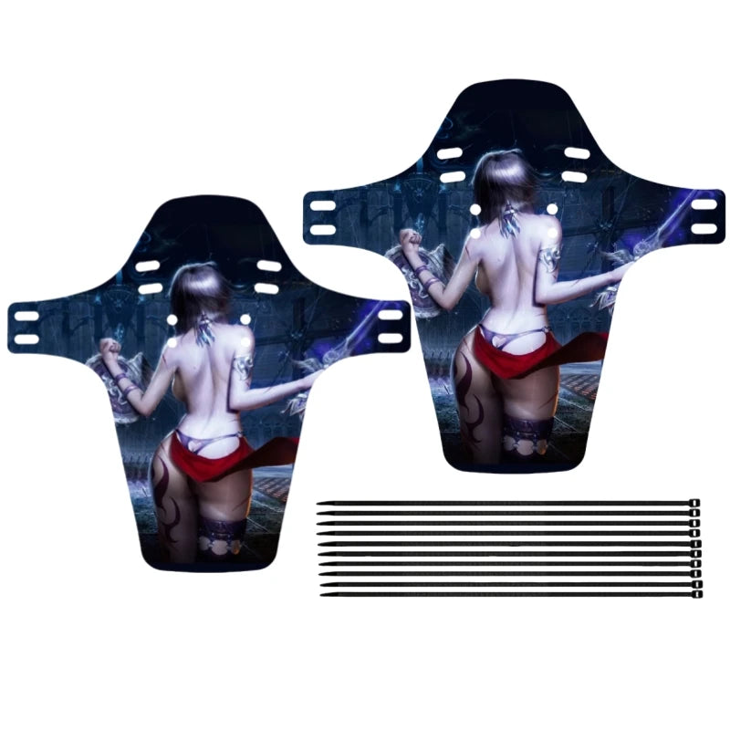 🚲 Front & Rear Mudguard Set | Universal Fit for Kids’ Mountain Bikes – No More Muddy Clothes! 🧼🌦️ - ThiGui