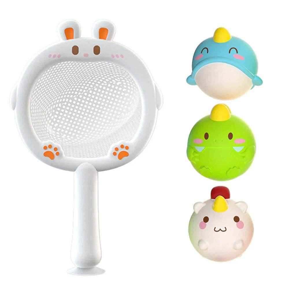 🐳LED Light Up Toys Baby Cute Animals Bath Toy Swimming Water Soft Rubber Float Induction Luminous Duck for Kids Play Funny Gifts - ThiGui