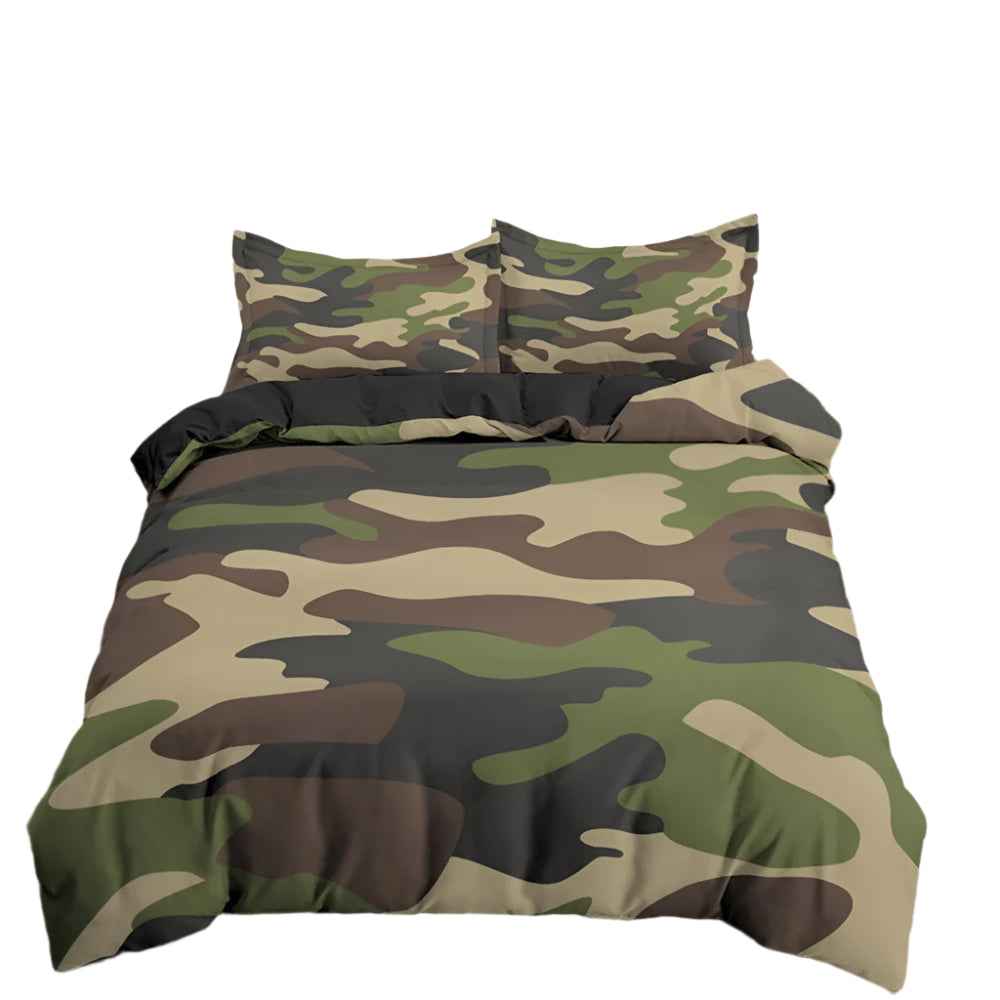 🪖Mission Sleep: Camouflage Duvet Set for Brave Little Adventurers 🌙 - ThiGui