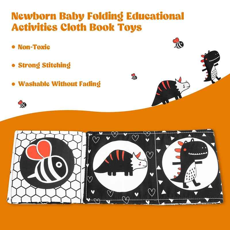 📘 Sensory Soft Baby Books – A Tiny Treasure for Little Hands 🍼👶 - ThiGui