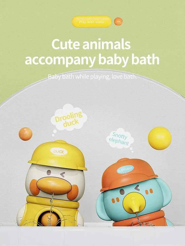 🛁 Duck Waterwheel Bath Toy – Splash, Scoop & Spin with Bathtime’s Cutest Companion! 🐤💦 - ThiGui