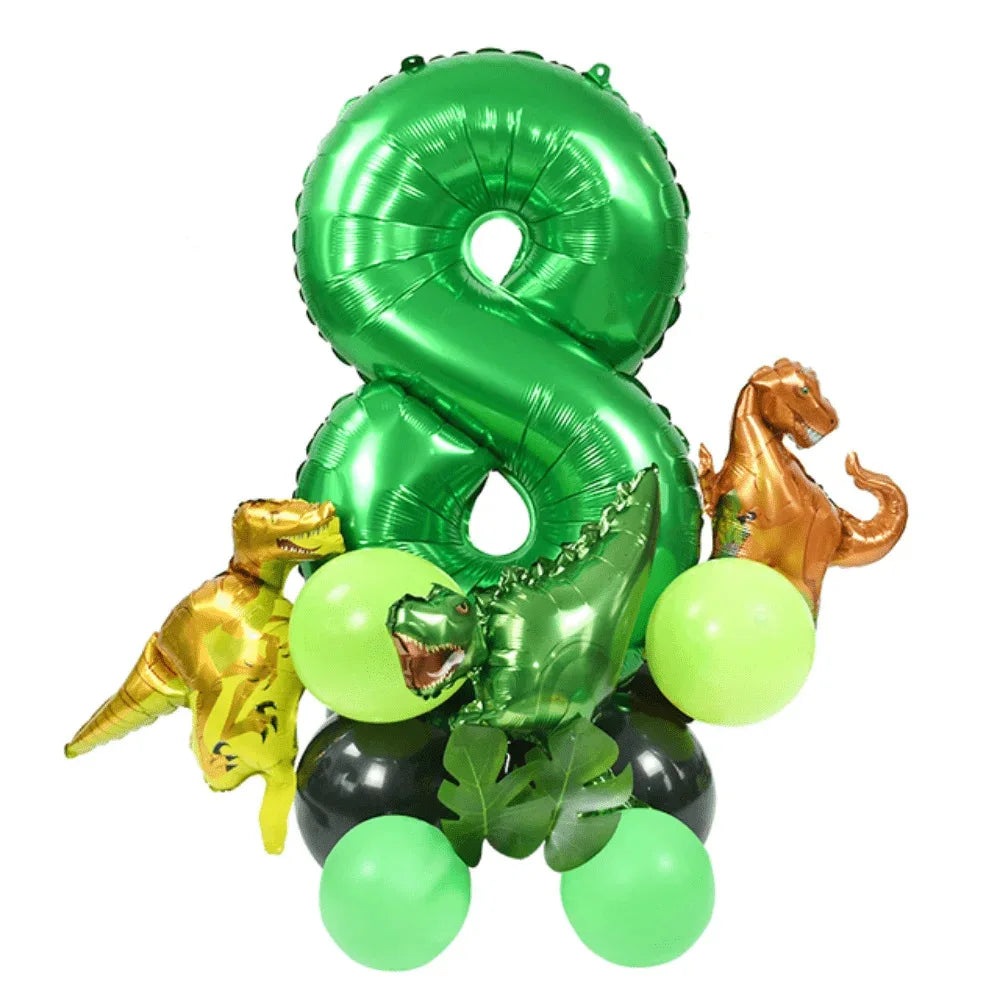 🦕 Jurassic World Dino Party Set 🎈 | Roars, Balloons & T-Rex Table Fun for Kids! 🎂🎉 - ThiGui