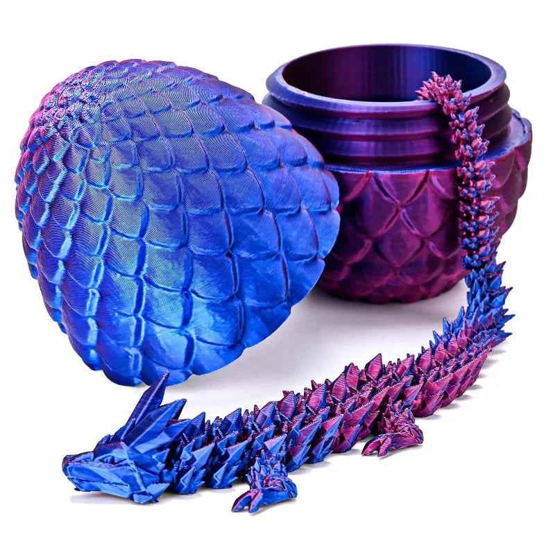 🐉Surprise Dragon Egg with Fully Articulated 3D Printed Dragon for Fantasy-Loving Boys - ThiGui