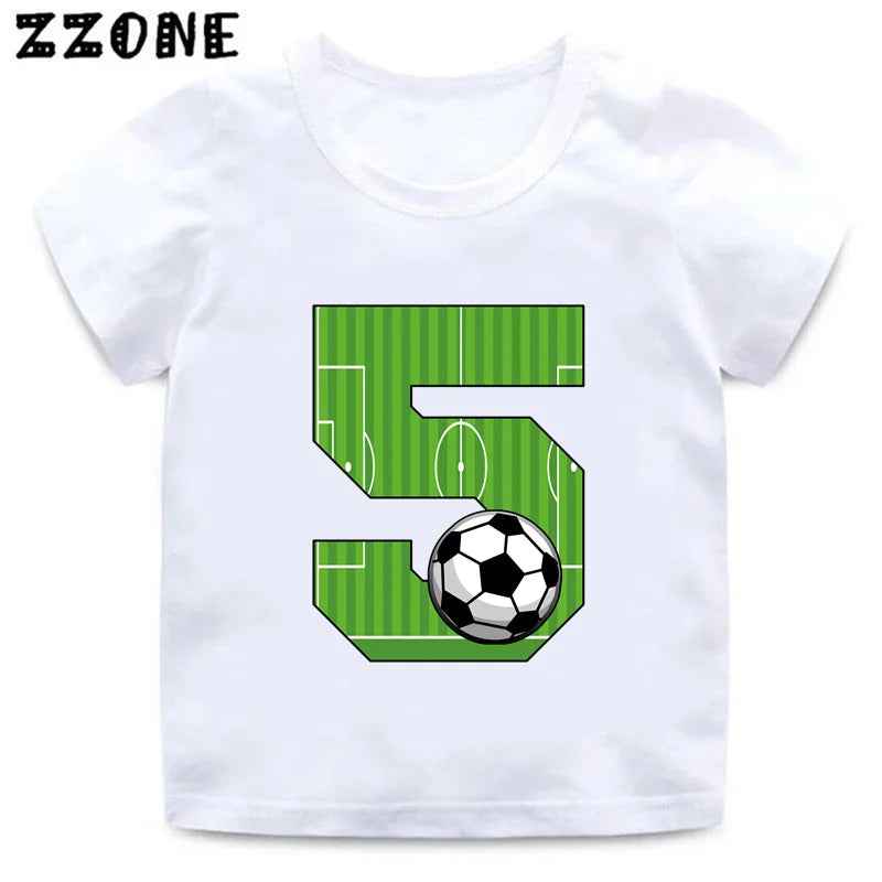 ⚽ Birthday Star on the Pitch! Football Tee for Little Champs - ThiGui