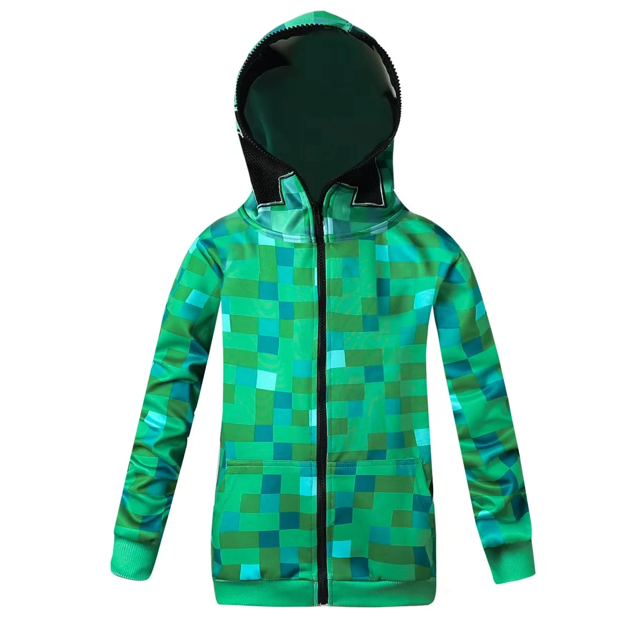 🟩💥 Game On! Creeper Costume Set for Boys – Birthday, Cosplay & Fun! 🎮👾 - ThiGui