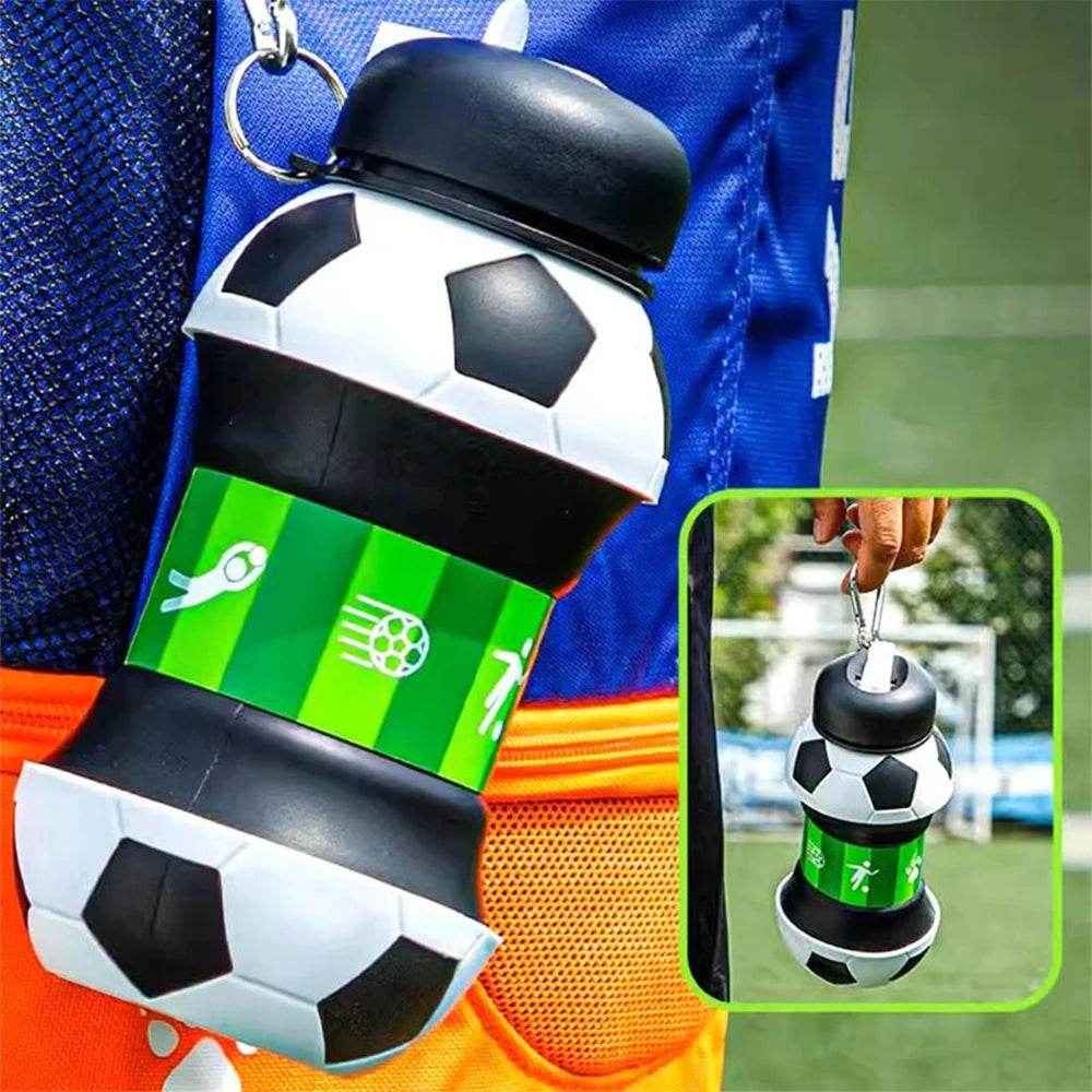 💧Foldable Sports Ball Water Bottle for Boys That’s Fun Practical and Perfect for School or Play - ThiGui