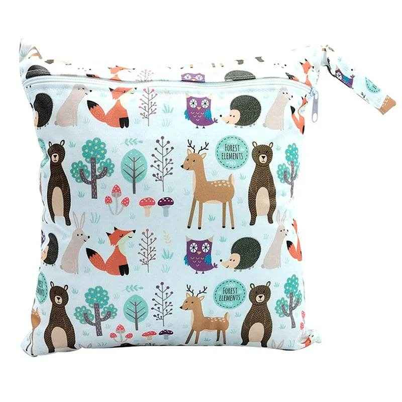 🌿 Mum’s Little Helper: Waterproof Reusable Wet Bag for Busy Days Out! 🍼 - ThiGui