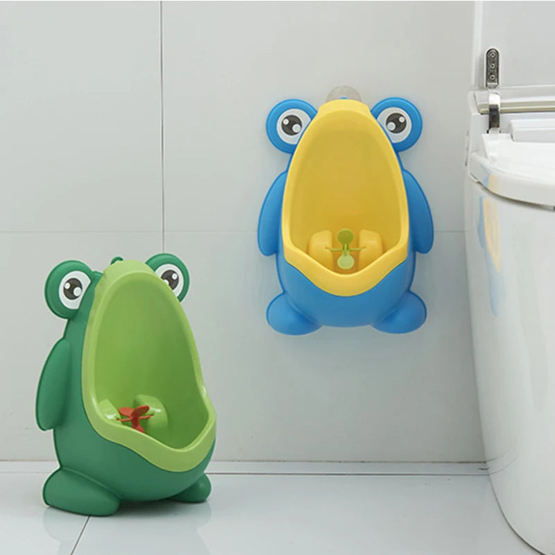 🐸 Froggy Fun Toilet Trainer – Wall-Mounted Urinal for Little Boys 🚽💦 - ThiGui