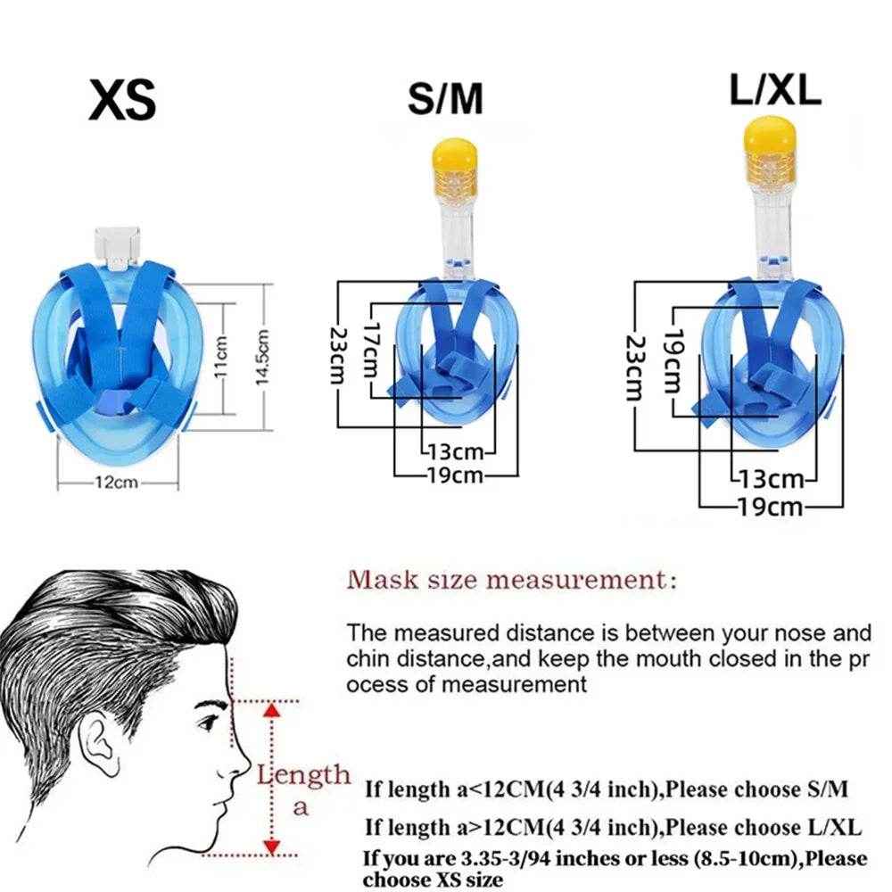🐠Full Face Snorkel Mask for Boys Who Want to Explore the Underwater World with Confidence - ThiGui