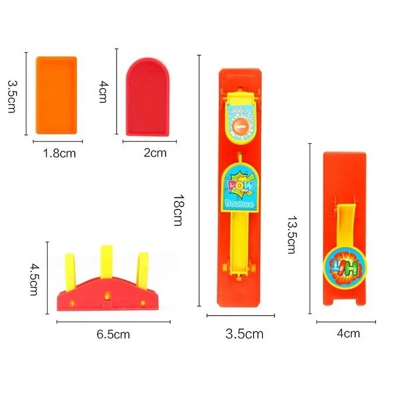 🚂 Domino Train Builder – 100-Piece Colourful Domino Set for Creative Play! 🌈🧠 - ThiGui