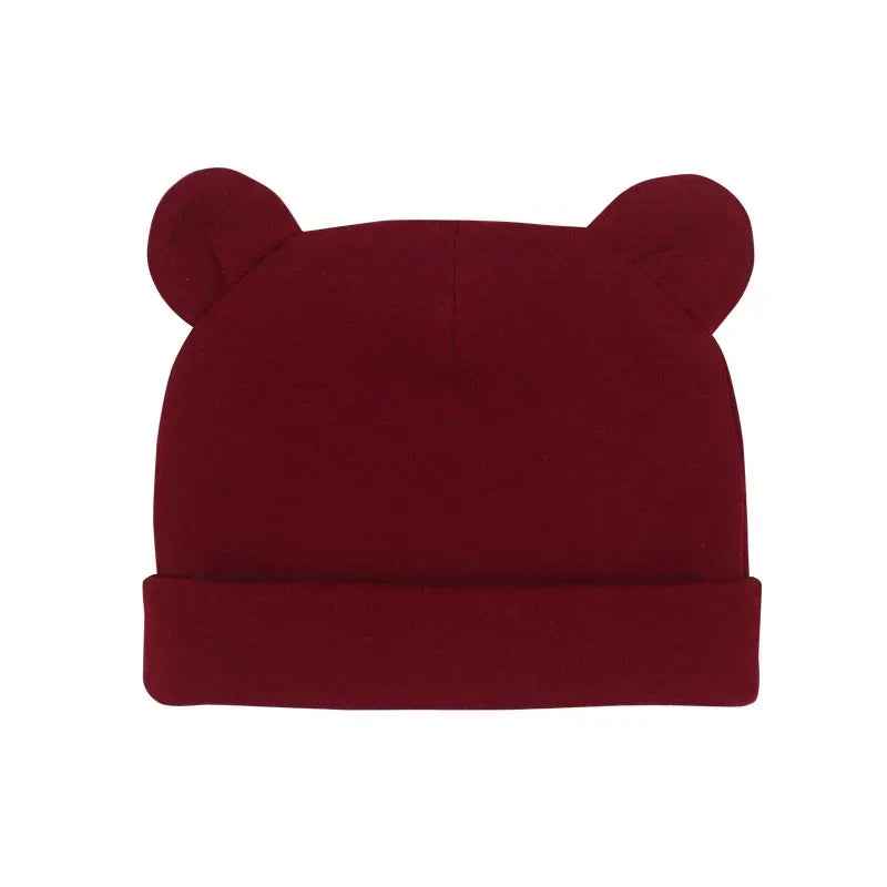 🧸 Soft Baby Cotton Hat with Ears – Cuteness & Warmth in One! ❄️👶 - ThiGui