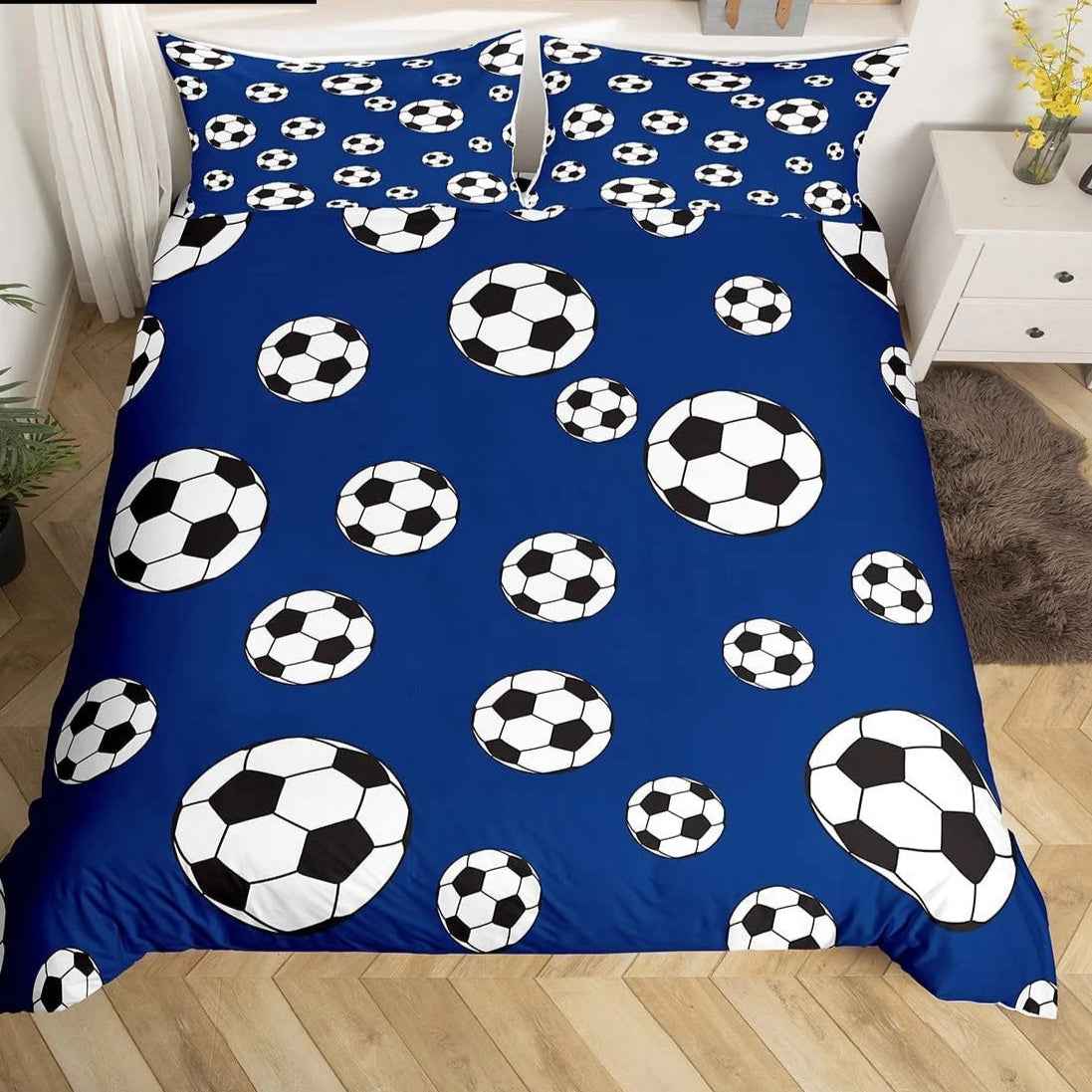 ⚽Goal Time! Dream Big with This Awesome Football Bedding Set - ThiGui