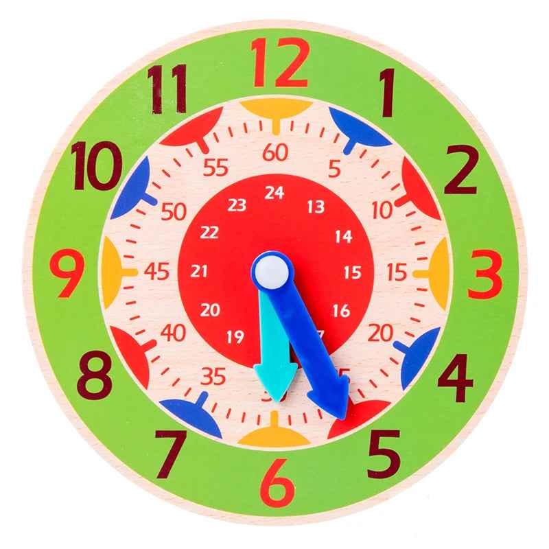 🐸Clever Little Clocks: The Wooden Time-Teaching Toy Every Mum Will Love! - ThiGui