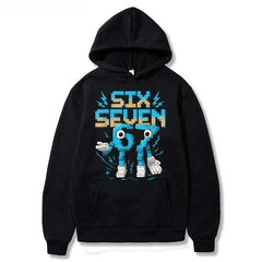 Bruh 67 Six Seven Brainrot Hoodie 😎🔥 Cool & Cosy Kids Streetwear Sweatshirt - ThiGui