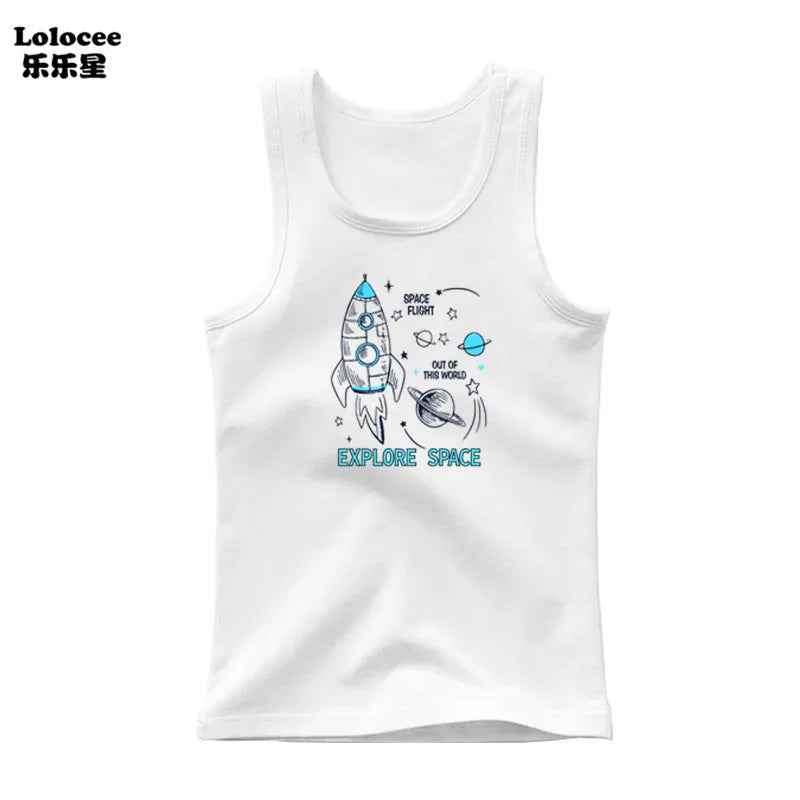 🦈 Cool Shark Power! Boys’ Summer Tank That Roars with Style - ThiGui