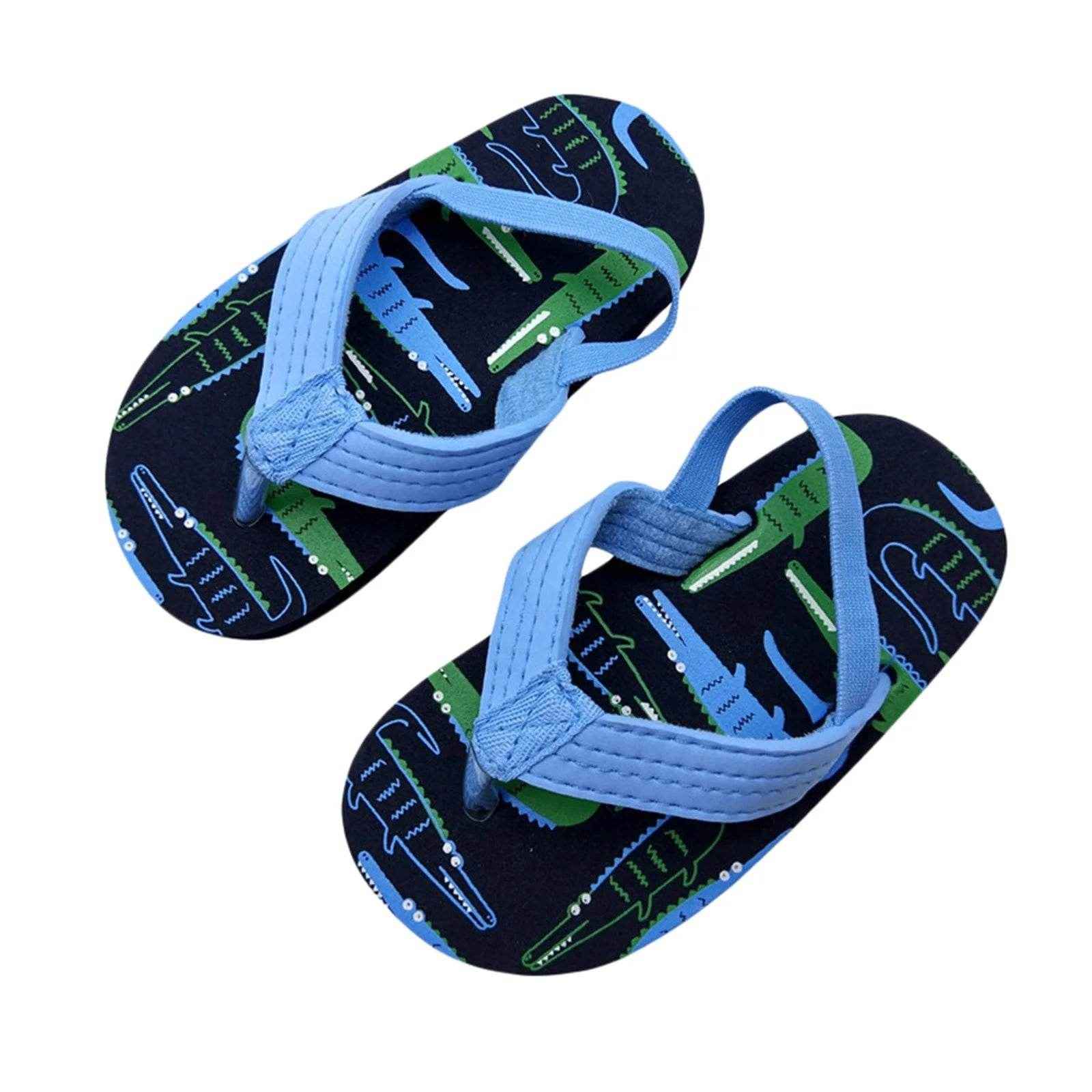 👟Beach-Ready Flip-Flops with Back Strap – Splash-Proof Summer Fun for Boys! - ThiGui