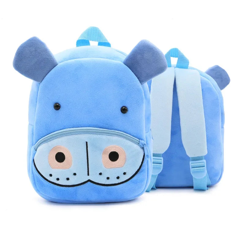 🦁 Cuddly Animal Backpack – Soft Plush Bag for Little Adventures! 🎒💛 - ThiGui