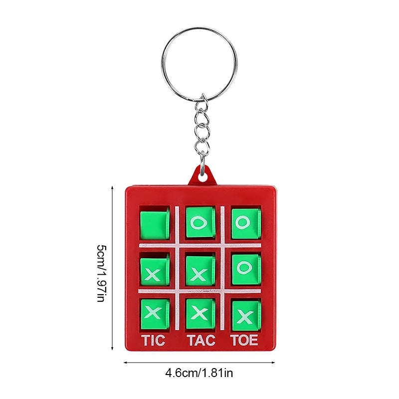 🎒🎯 Mini Tic Tac Toe Game Keychains – Pocket-Sized Fun for Smart Little Minds! 🧠✨ - ThiGui
