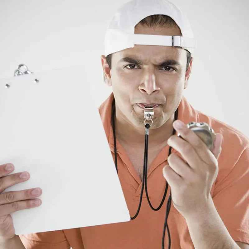 Super Loud Stainless Steel Whistles – 5-Pack with Lanyards for Busy Boys & Safety-Conscious Mums - ThiGui