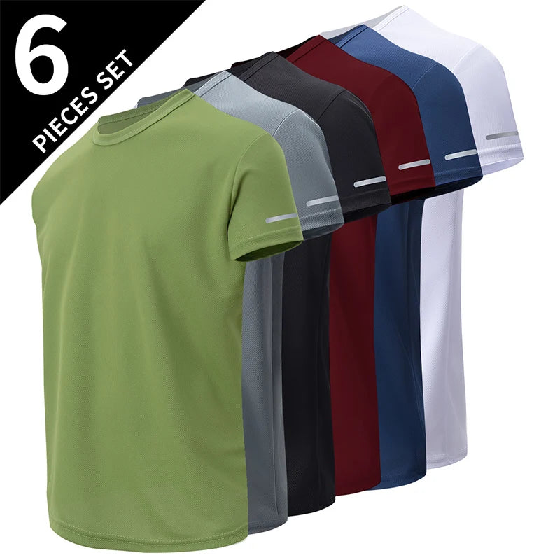 🏃‍♂️ 4-Pack Quick-Dry Sports Tees – Power Through Play & Practice 💦🔥 - ThiGui