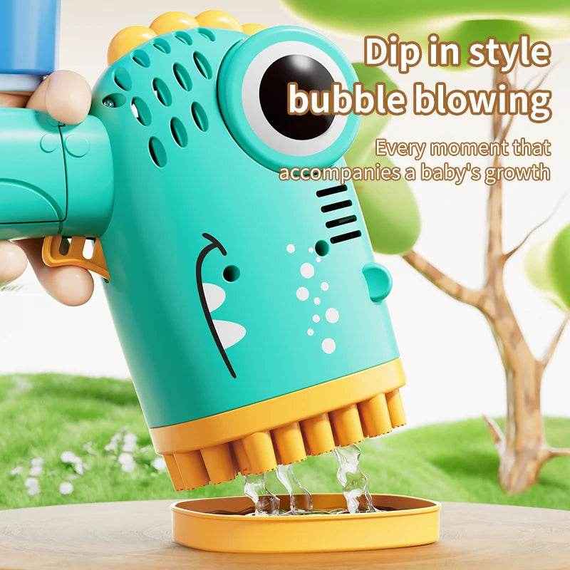 🦖Roaring Fun Bubble Blaster – 40-Hole Dino Bubble Gun for Endless Outdoor Play! - ThiGui