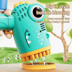 🦖Roaring Fun Bubble Blaster – 40-Hole Dino Bubble Gun for Endless Outdoor Play! - ThiGui