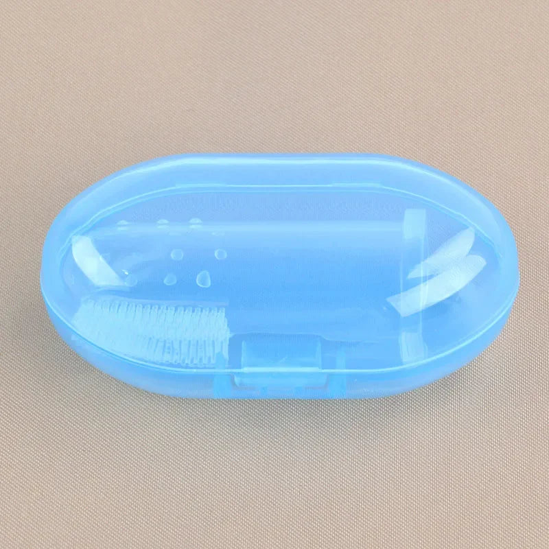 👶🪥 Baby Finger Toothbrush Set – Soft, Safe & Soothing for First Smiles! 💕🌟 - ThiGui