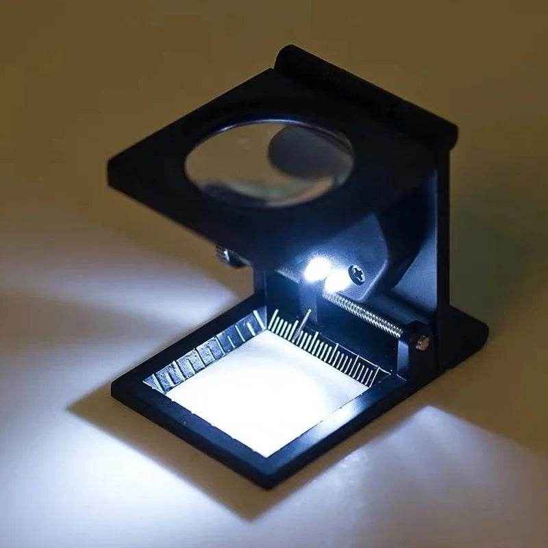 🔍 Bright Eyes, Tiny Details – Kids’ Foldable LED Magnifier for Curious Little Explorers! - ThiGui
