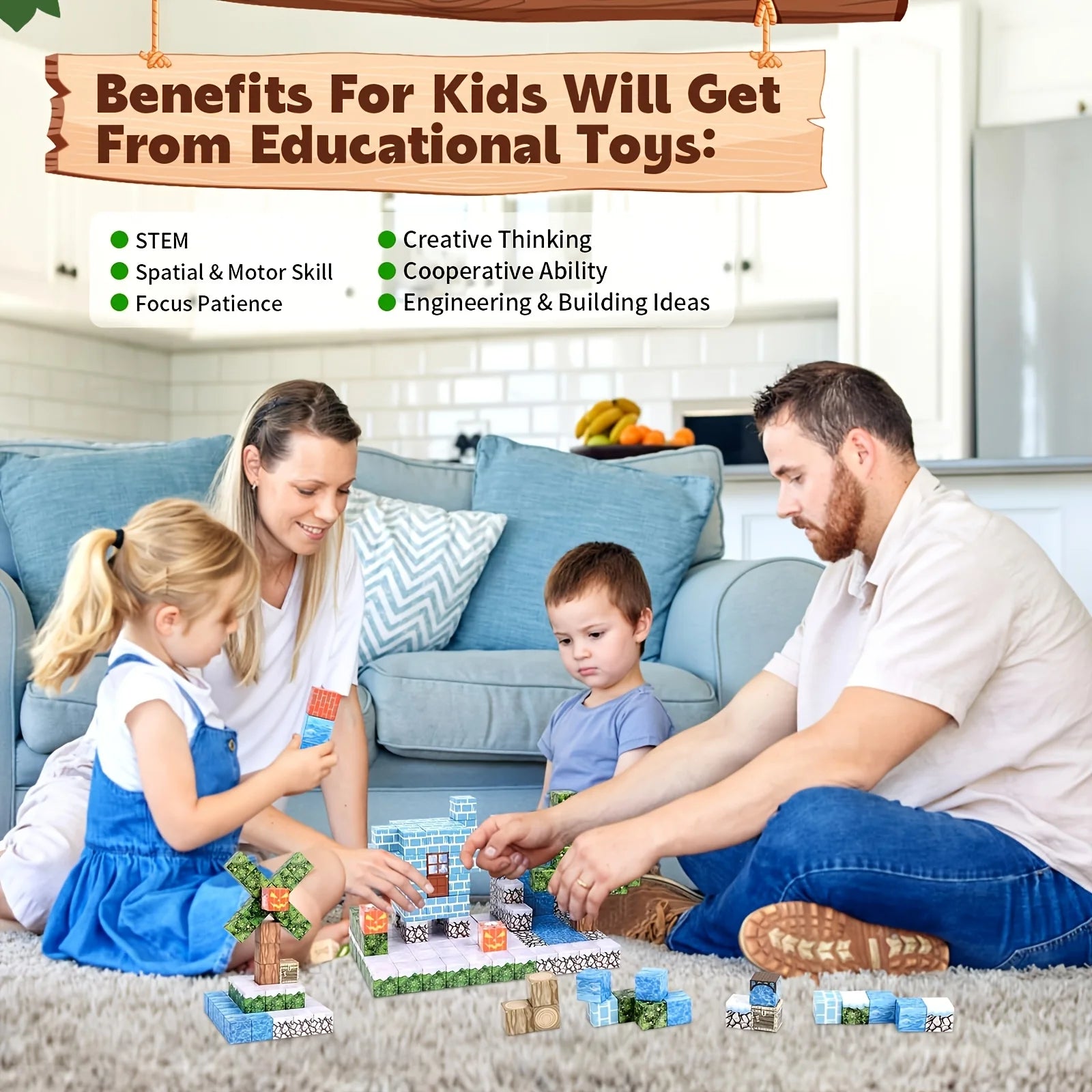 🧲 Build, Stack & Explore! Magnetic World Building Set for Creative Young Minds 🌍🔧 - ThiGui