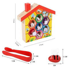 🌳Busy Bees Color Matching Game – Montessori Wooden Fun for Clever Little Hands - ThiGui