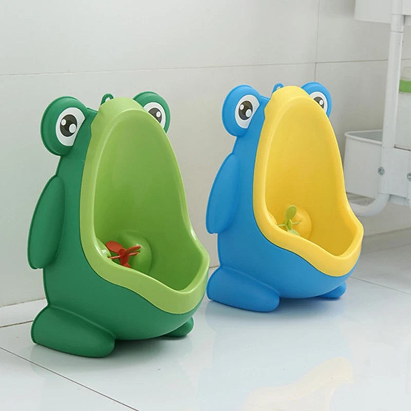 🐸 Froggy Fun Toilet Trainer – Wall-Mounted Urinal for Little Boys 🚽💦 - ThiGui