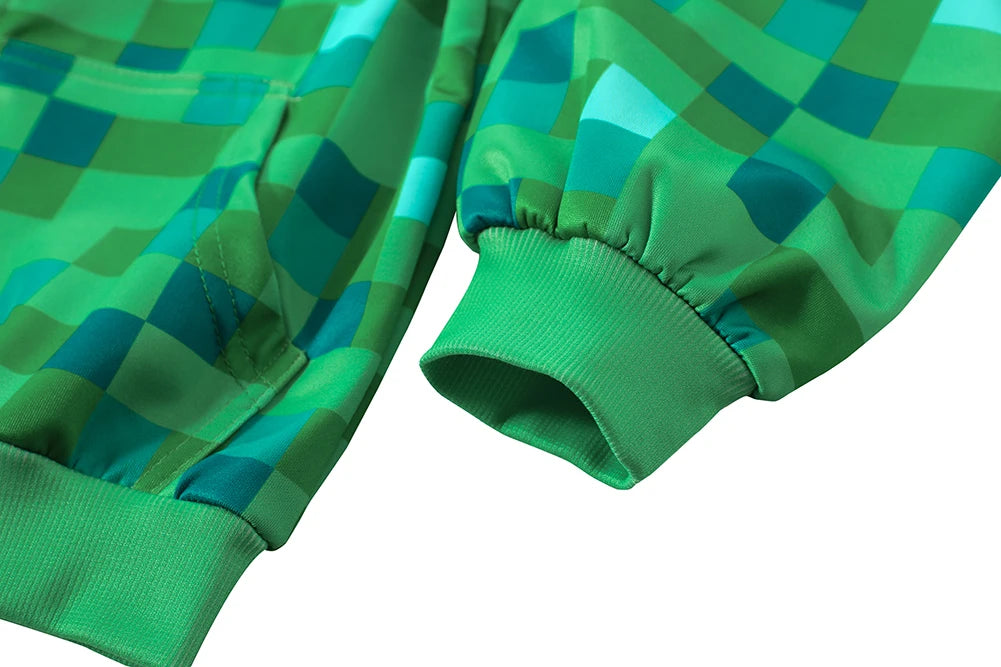 🟩💥 Game On! Creeper Costume Set for Boys – Birthday, Cosplay & Fun! 🎮👾 - ThiGui