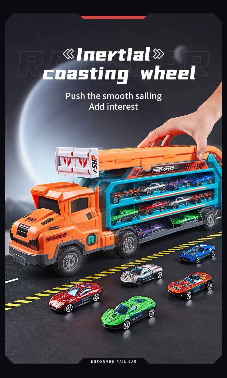 🚗 Rocket Racer Track Set – Loop, Launch & Transform into Hours of Fun! 🛞🚀 - ThiGui