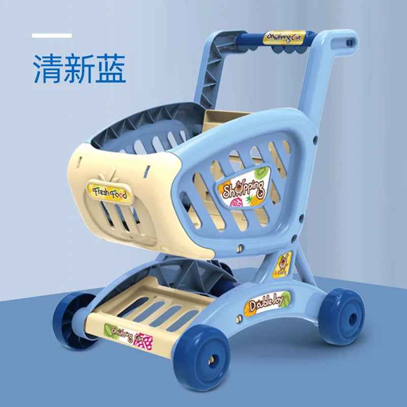 🛒 Little Shopper, Big Imagination – Pretend Supermarket Cart Toy for Toddlers! 🍎🥕🛍️ - ThiGui