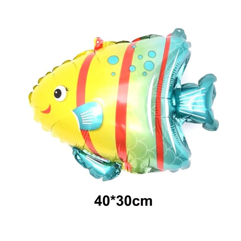 🐠 Under the Sea Birthday Balloon Set – Dive into a Magical Ocean Party! 🌊🎈 - ThiGui