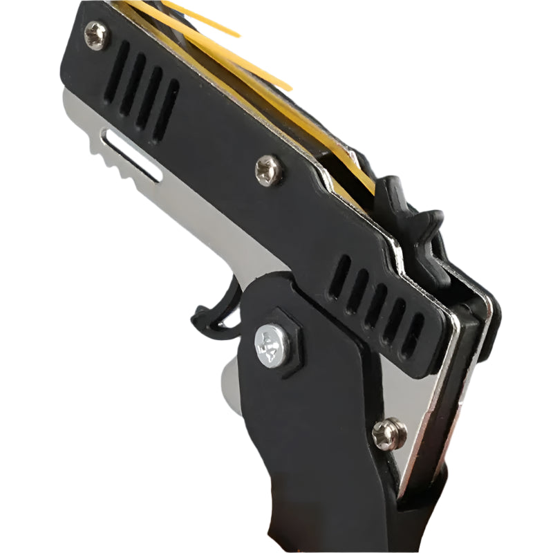 🎯 Mini Rubber Band Gun Keychain 🔫 | 60 Shots of Safe Fun for Boys on the Go! 🚗💨 - ThiGui