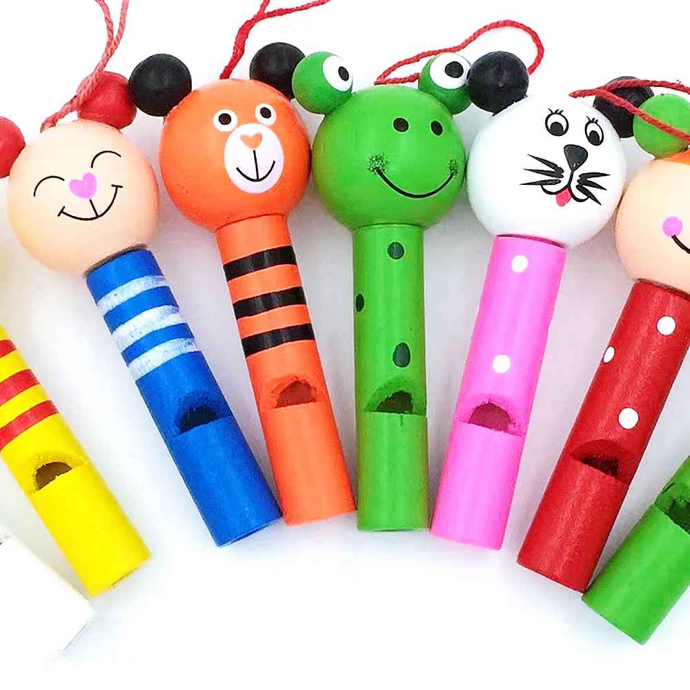 🎈Whistle While You Play! 30 Cute Wooden Animal Whistles for Non-Stop Party Fun - ThiGui