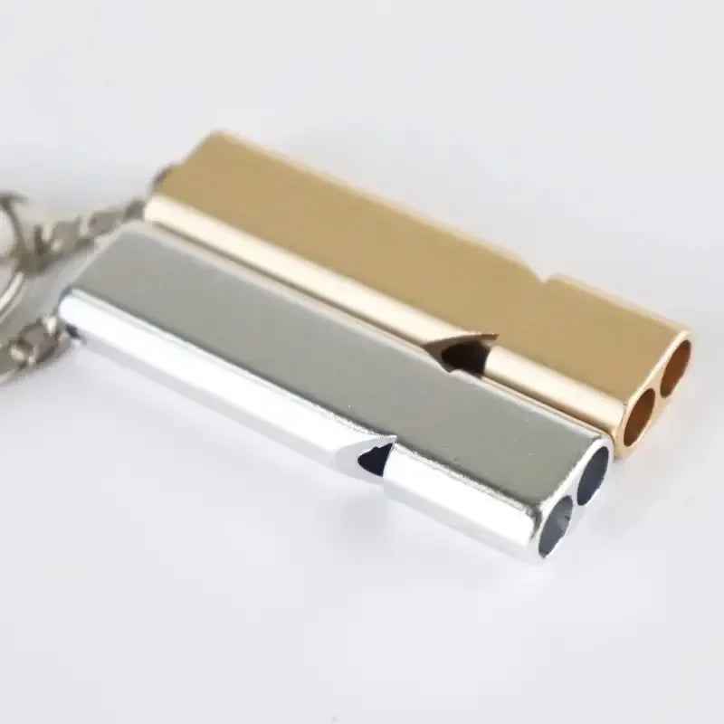 🛡️Flat Dual-Tone Safety Whistle – Compact & Loud for Outdoor Adventures with Your Little Explorer - ThiGui