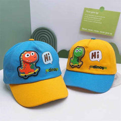 🧢Roarsome Dino Cap – The Comfy, Cool Hat Every Little Explorer Needs This Summer! - ThiGui