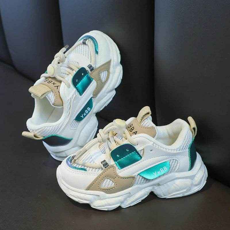 👟Breathe Easy: Lightweight Mesh Trainers for Little Adventurers (Size 21–36) - ThiGui