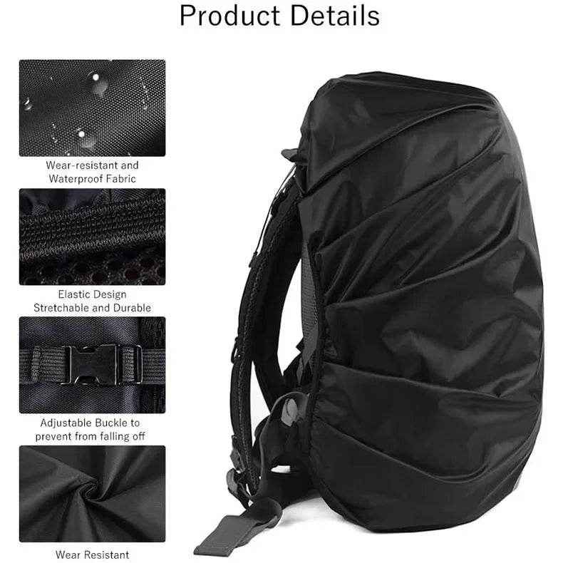 🧳Keep Your Boy’s Backpack Dry & Visible: Reflective Waterproof Rain Cover Must-Have! ✨🌧️ - ThiGui