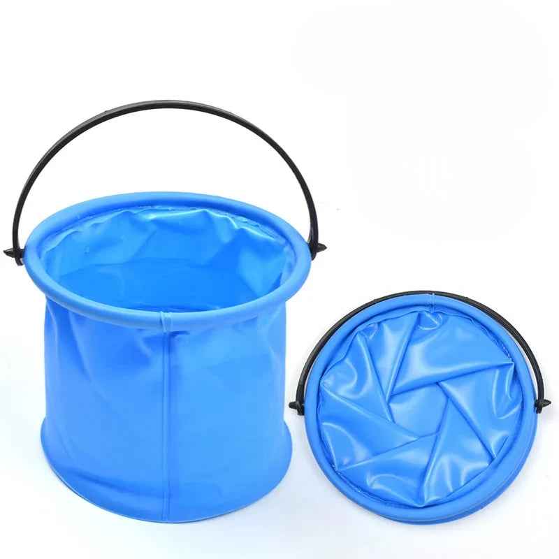 🎣 Handy Folding Bucket for Busy Days – Perfect for Fishing, Car Washes, and More! 🎣 - ThiGui
