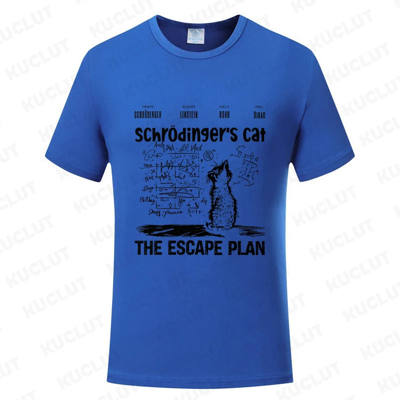 😼 Cool Cat Escape Plan T-Shirt – Geeky Style for Boys Who Dare to Stand Out 🖤 - ThiGui