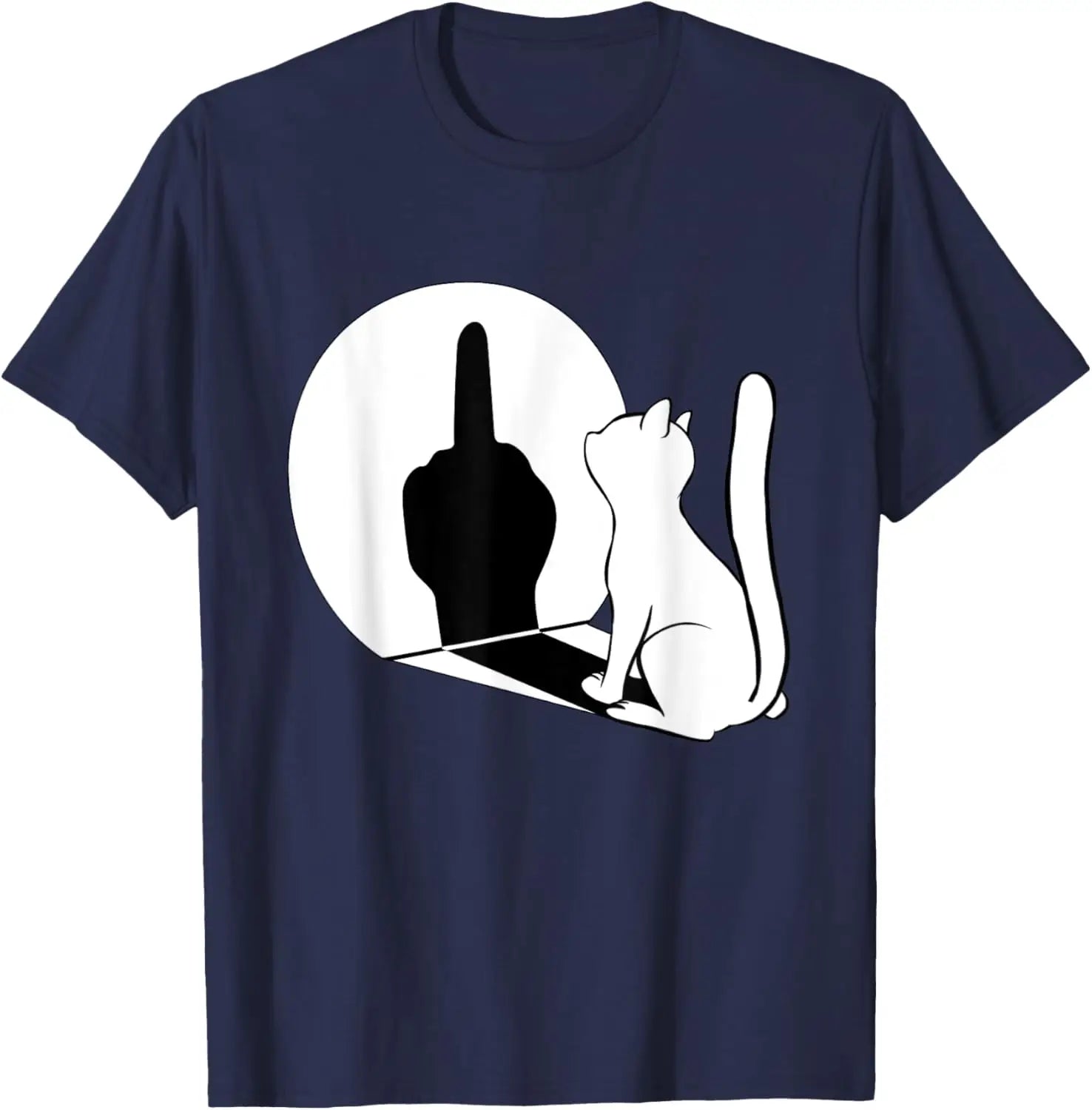 Statement Cat Attitude Tee 🐱😼 Funny Cotton Summer T-Shirt - ThiGui