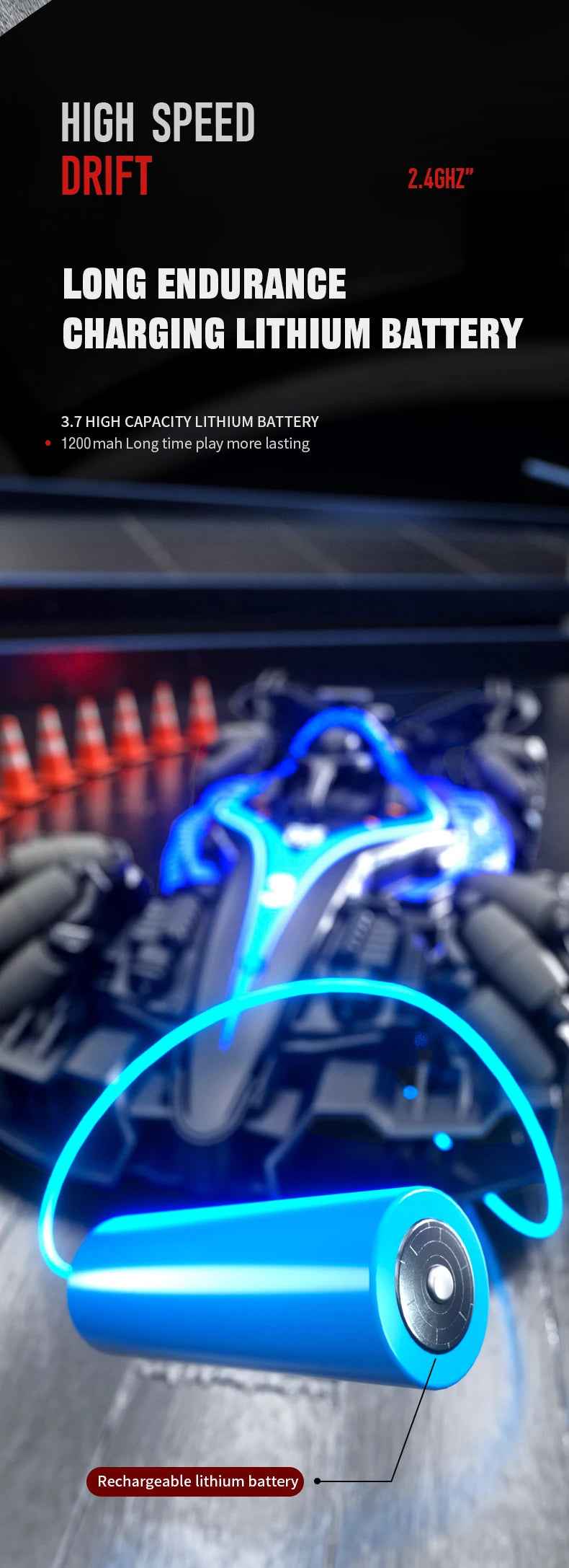 🚗💨 Turbo Spray Drift Car – Lights, Sounds & Stunts That’ll Wow Your Little Racer! 🔊✨ - ThiGui