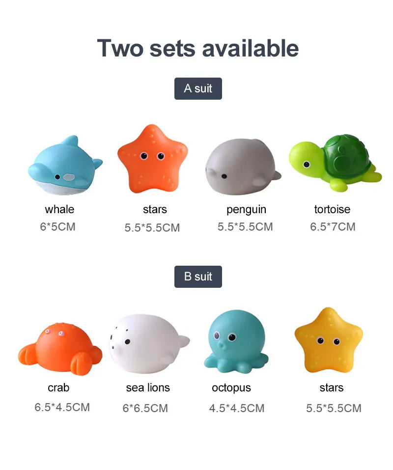 🐸Light-Up Floating Animal Friends – Make Bath Time Magical! 🛁 - ThiGui