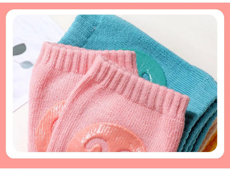 🛡️👶 Baby Crawling Knee Pads – Soft, Stretchy & Sooo Comfy for First Adventures! 🧸✨ - ThiGui