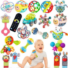 👶 Baby’s First Sensory Rattle – A Tiny Toy with Big Benefits! 🎈🐘 - ThiGui